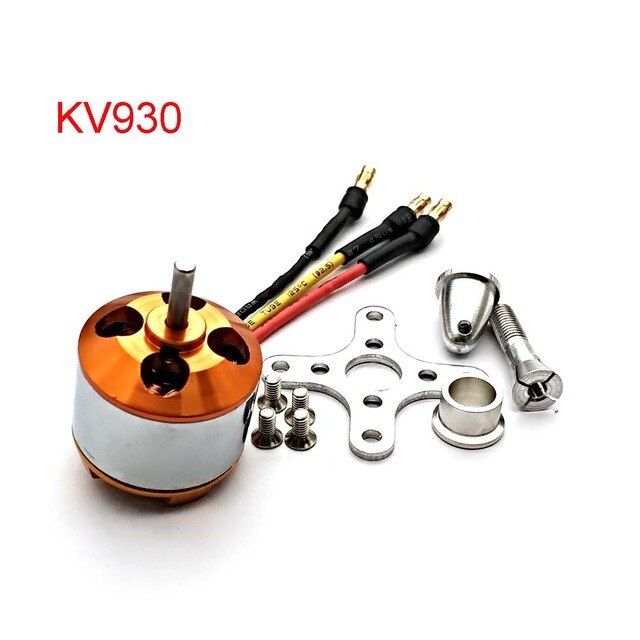 A2212 Brushless Motor 930KV 1000KV 1400KV 2200KV 2450KV For RC Aircraft Plane Multi-copter Brushless Outrunner Motor: KV930