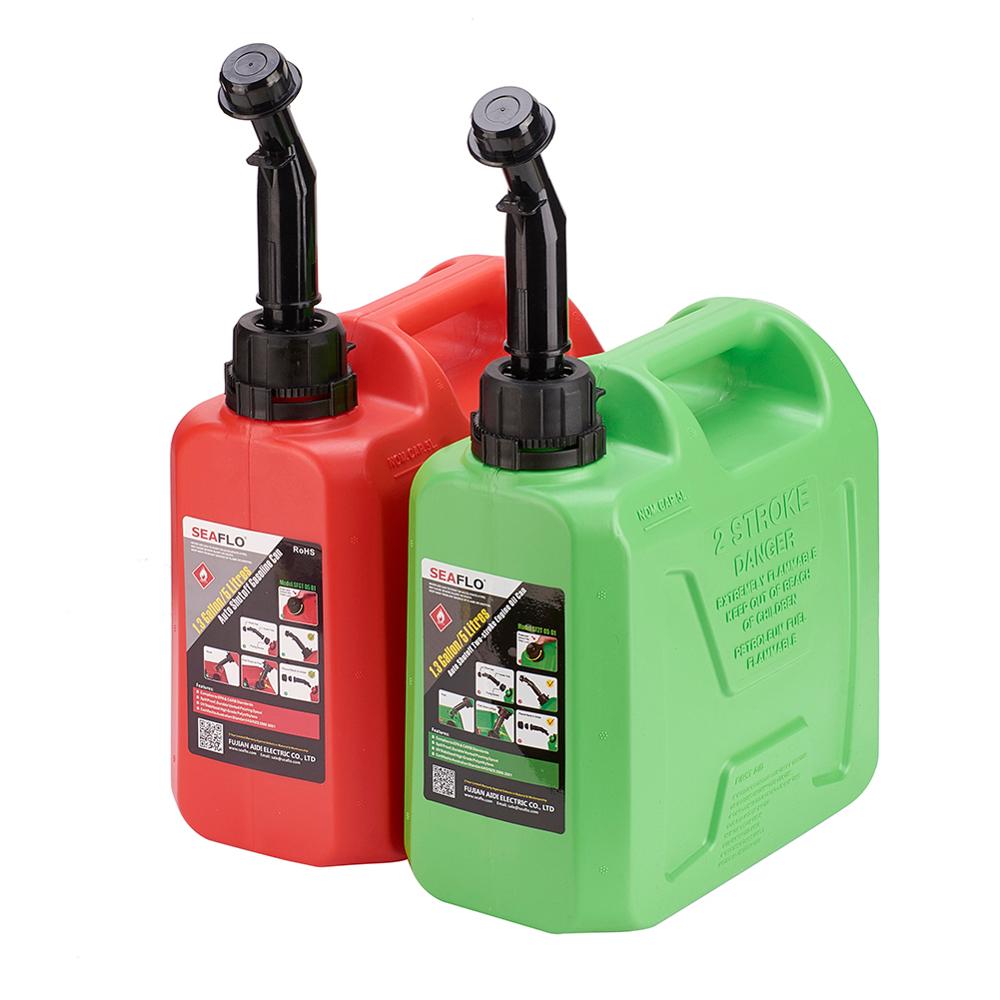 5L Plastic Petrol Cans Anti-static Spare Jerry Can Fuel Tanks Gasoline Oil Container Pot