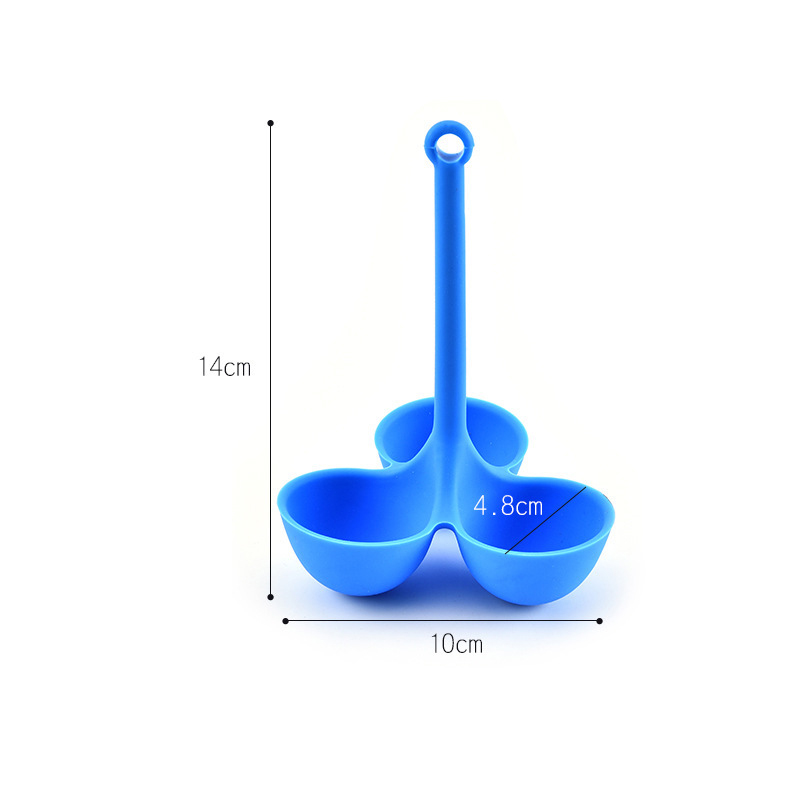 Baosen 3 Hält Silikon Eierkocher Ei Herde Tablett Küche Kochen Werkzeuge