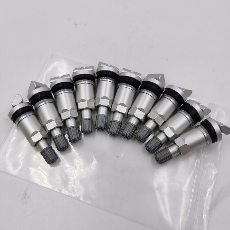 Aroham 10 Tyre Pressure Monitoring System Sensor Valve Stem Repair Kit TPMS Tire Valves for Jeep Volve Ford Alloy Tubeless Valve