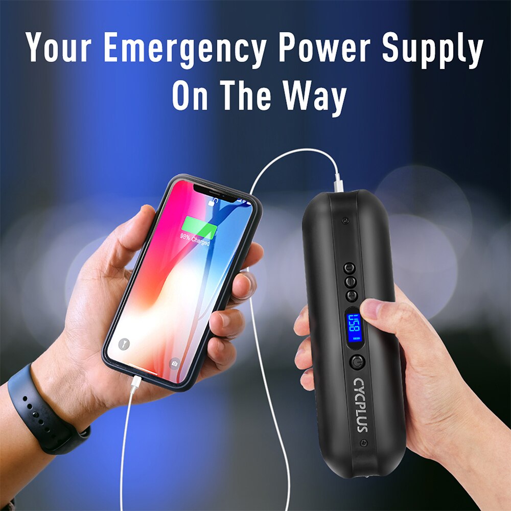 CYCPLUS A2 Smart Air Inflator Electric Bike Pump Bicycle Accessories High Pressure for Car Tirs Balls MTB Road Bikes