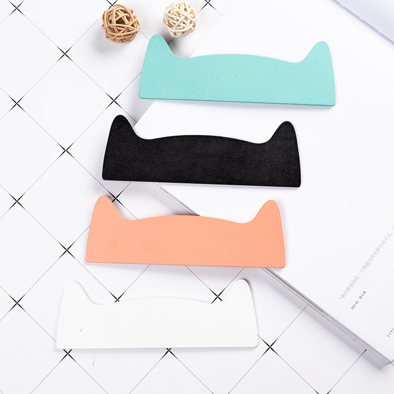 15cm Kawaii Cartoon Cat Wooden Ruler Parallel School Straight Ruler for Painting Drawing Korean Sdudent Office Stationery Tool