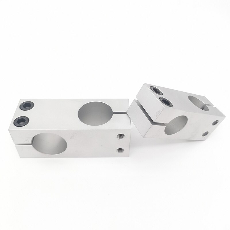 Pillar fixing clamp vertical fixed diameter fastening aluminum alloy optical axis cross block steel pipe Tighten bracket