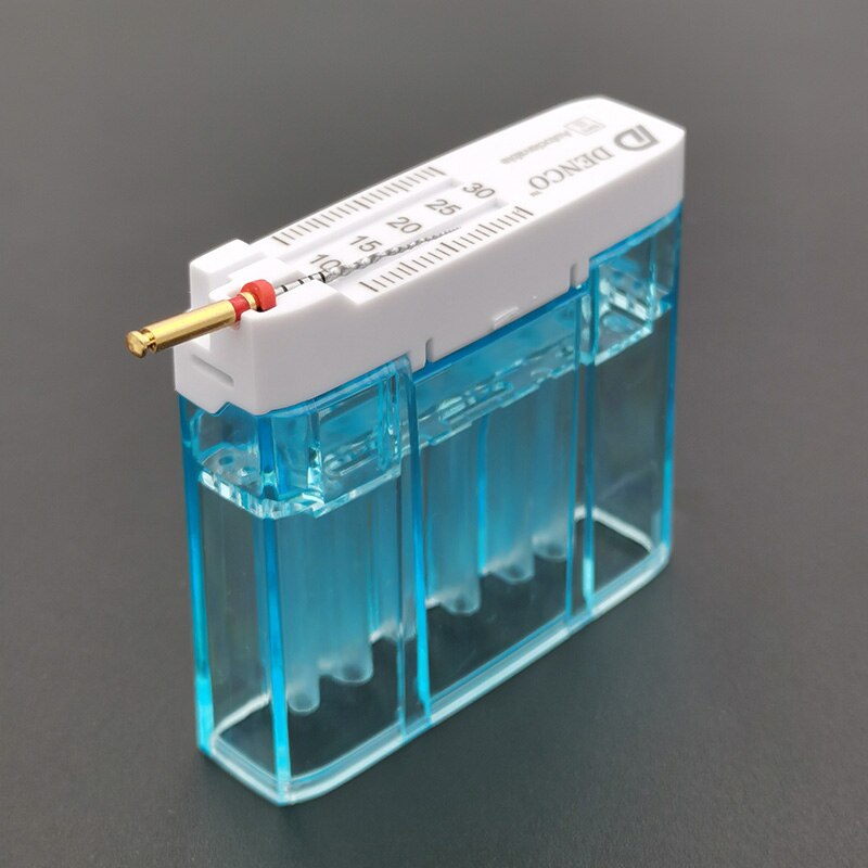 5pcs Dental Endo Files Sterilization Box Multi Function Endo Disinfection Box Autoclavable Measurement Dental Files Organizer