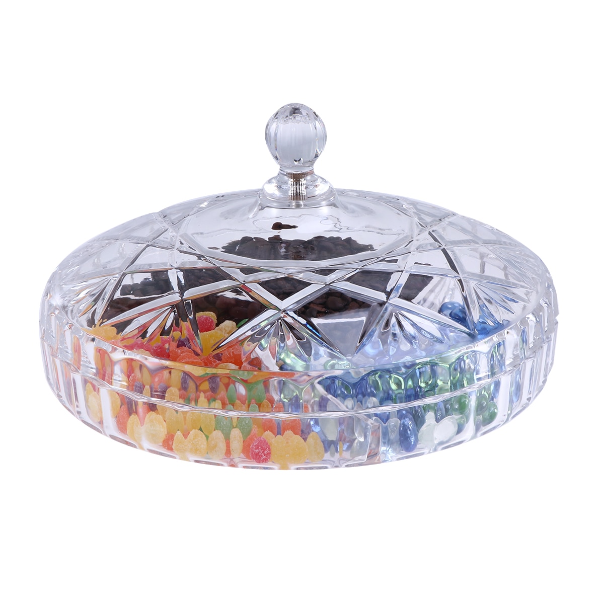 Dried Fruit Plate Snack Plate With Lid Modern Living Room Acrylic Transparent Tray Year Candy Plate