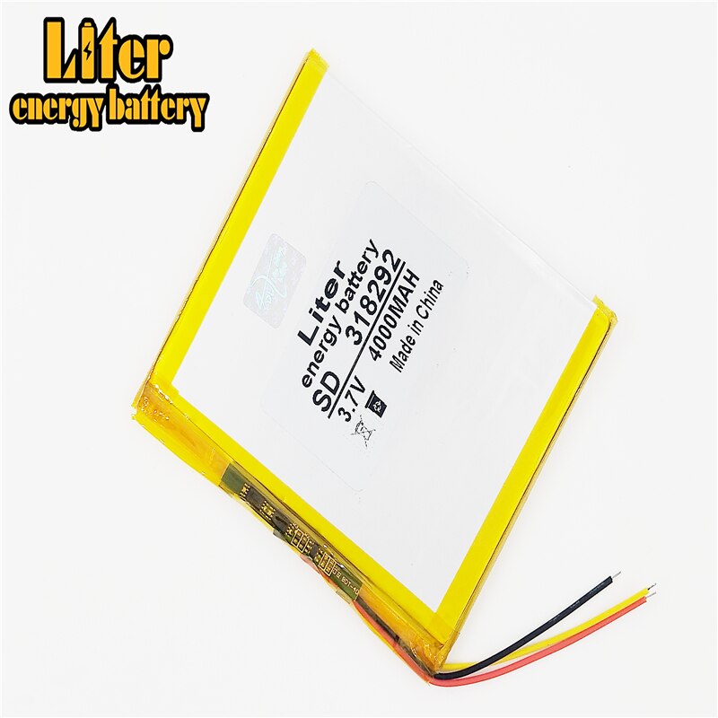 Batería de litio de 3 líneas para tableta, pila de 7 pulgadas de polímero de 318292 mah y seguimiento, para modelos de Huawei Grace 3118, 3G, PMT3118, 3,7 V y 4000mah