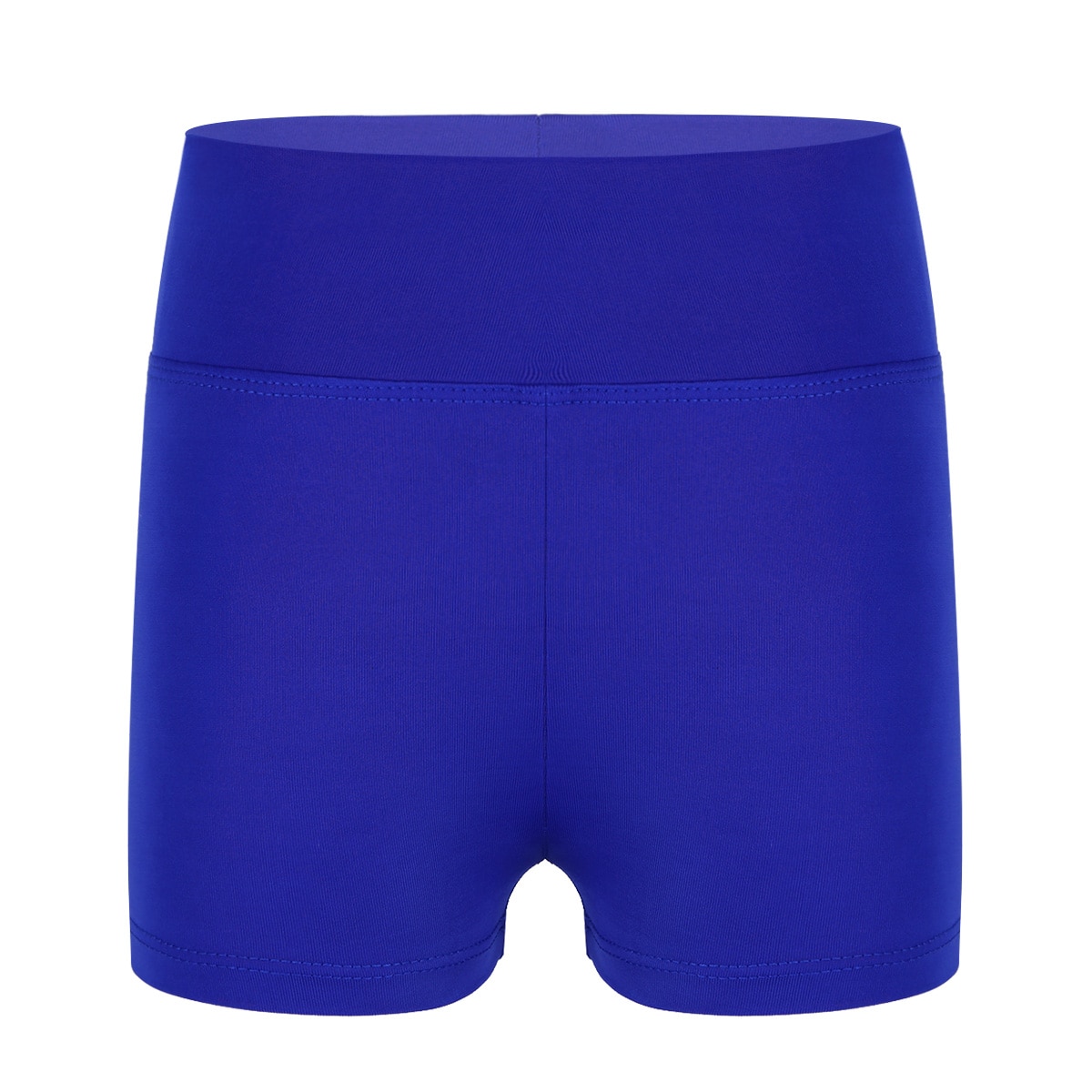 Msemis trikot for jenter ballettshorts gymnastikk guttesnitt med høyt midje aktive klær dansesportshorts underbukser for yogasportstrening: Blå / 6
