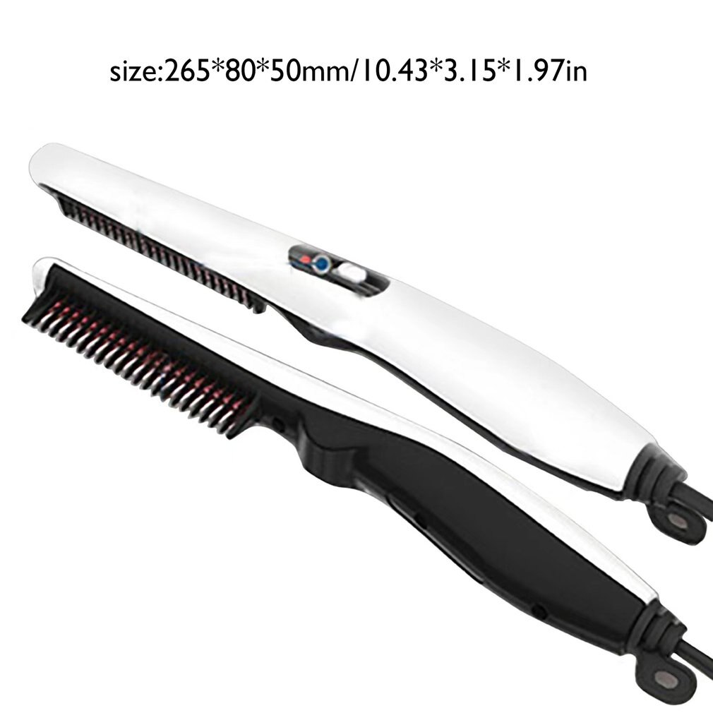 Styler V2 Männer Elektrische Curler Bart Ecke Bart Kamm Multifunktionale Gerade Haar Kamm Professionelle