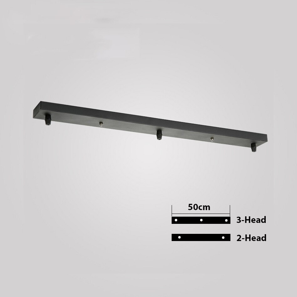 Pendant lamp Base Plate Lighting Accessories Black/White Round/Rectangular Chandeliers Ceiling Base Canopy Plate Lamps chassis