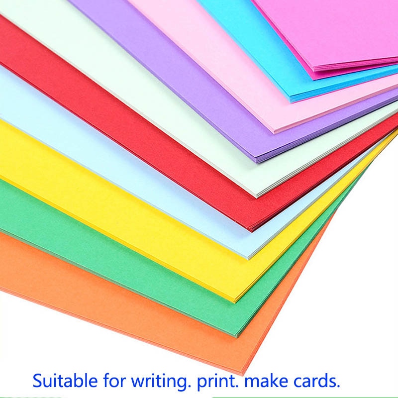 6pcs Solid Color Scrapbooking Paper A4 Folding Papers Handmade for DIY stamp dies decoration cards making craft Paper