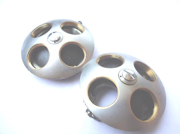 4 holes objective converter Biological Microscope Revolving Nosepiece Four-hole Biological Microscope Objective Lens Adapter