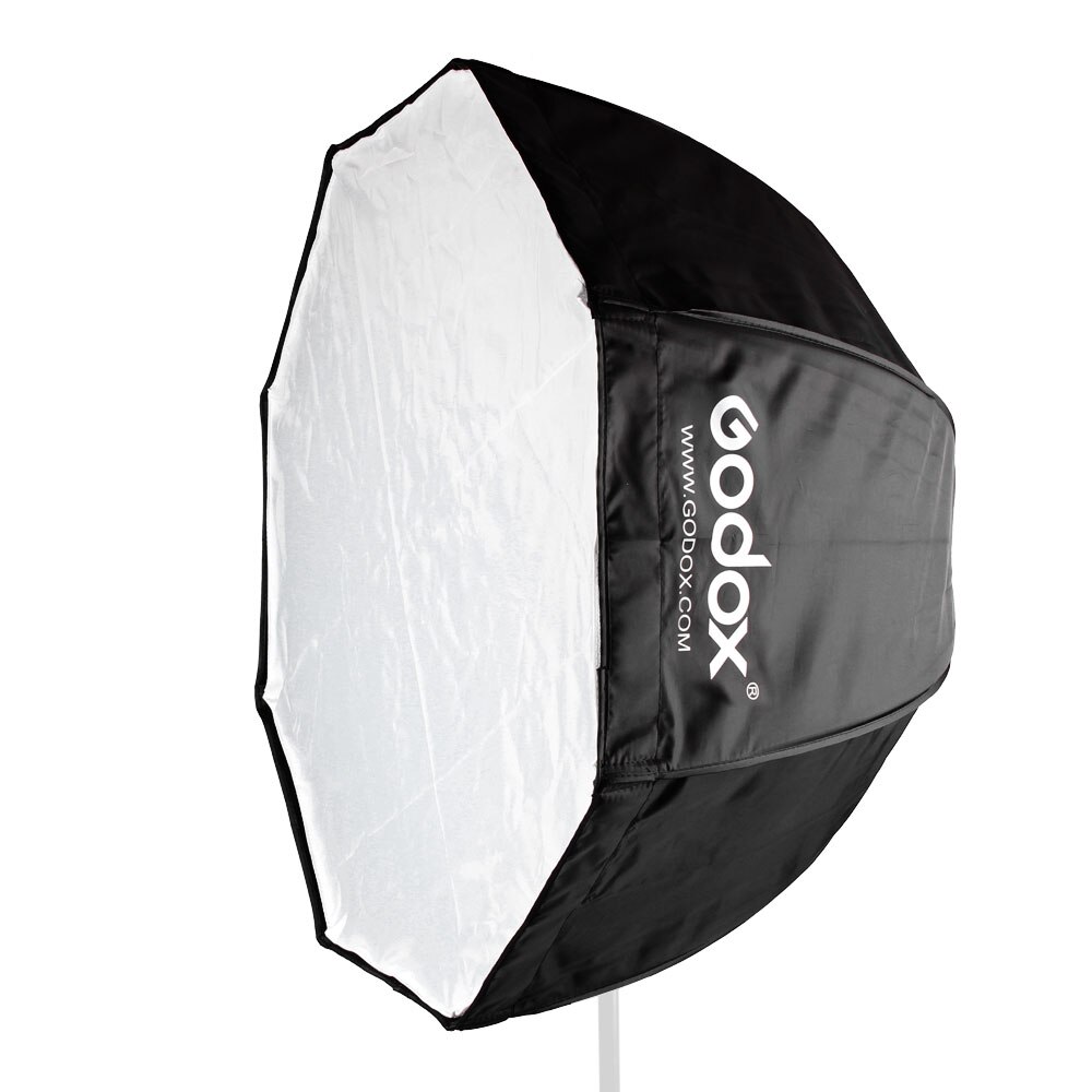 Godox 120 cm/47.2in octógono portátil Softbox Reflector suave paraguas Brolly para Flash estroboscópico de estudio