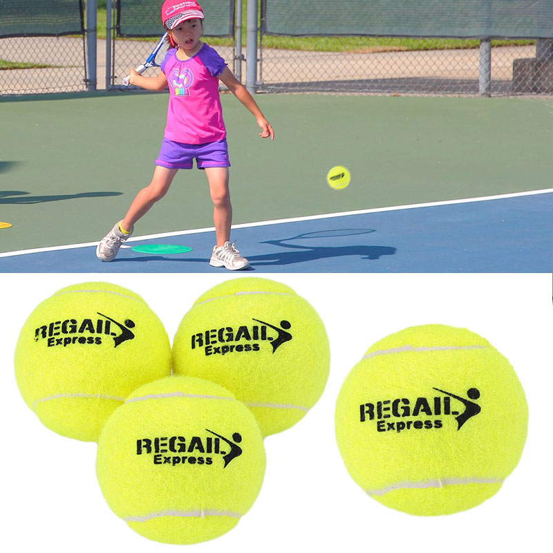 Training Competition Tennis Ball High Elasticity Vanilla Green Universal