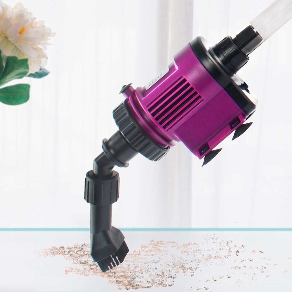 Elektrische Aquarium Fish Tank Water Verandering Pomp Aquarium Schoonmaken Tool Water Changer Bodemreinigers Siphon Filter Pomp 220V