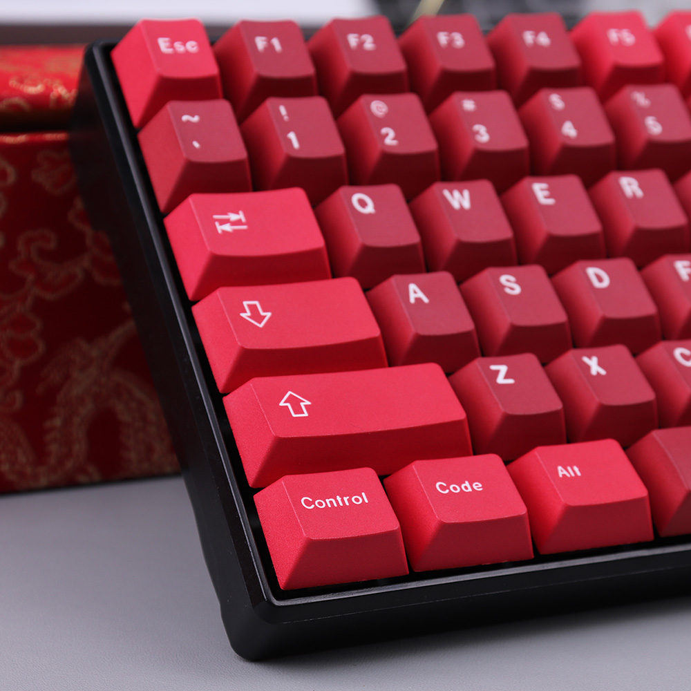 GMK JAMON Clone Keycaps 129 Keys Cherry Profile DYE-SUB PBT Keycap For MX Switch Mechanical Keyboard Red Series Key Caps
