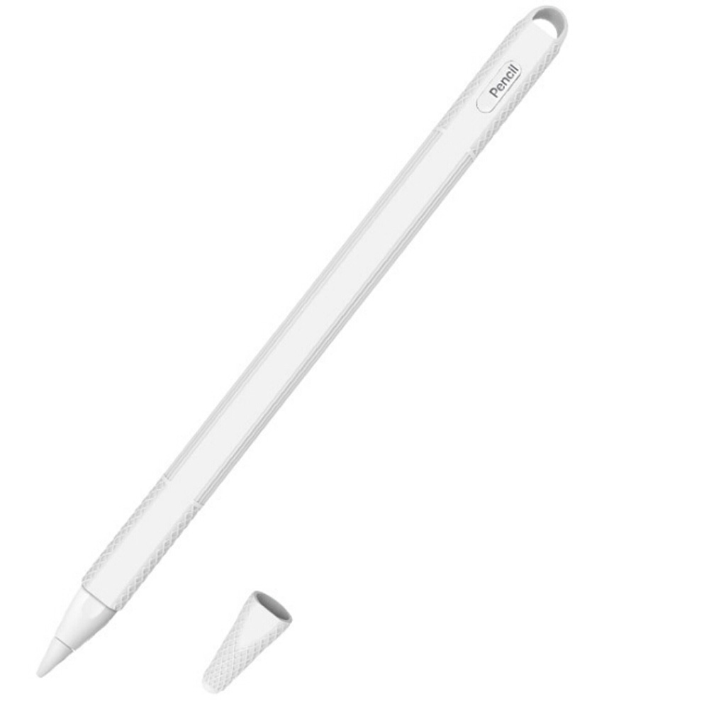 Voor Apple Pencil 2 Case Zachte Siliconen Houder Stylus Pen Cover Compatibel Voor Ipad Tablet Touch Pen Beschermhoes: Blauw