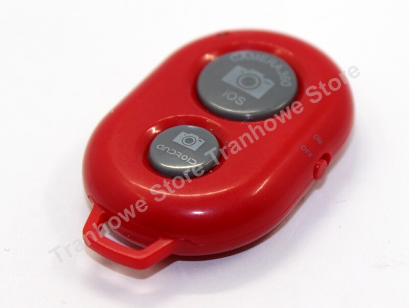 Frete grátis!! universal sem fio bluetooth controle remoto do obturador com bateria para samsung android iphone ios telefone inteligente