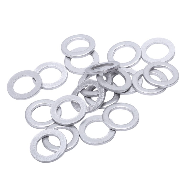 Swpeet 140Pcs 9 Types Olie Afvoer Stekker Pakking Assortment Kit, Aluminium/Koper/Staal Olie Crush Washers Afdichtingen Kit Compatibel met Toyota Honda Subaru VW Mercedes Benz