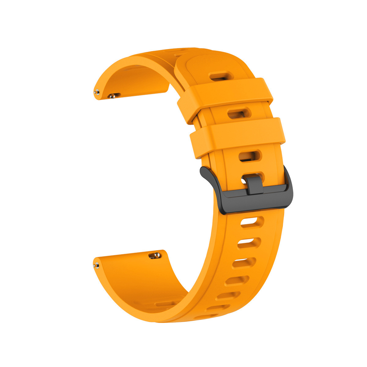 Bracelet en Silicone pour Xiaomi Watch Color 2, Bracelet de sport pour Garmin venus 2/Vivoactive 3 4, pour Amazfit GTS 2e: M / Orange