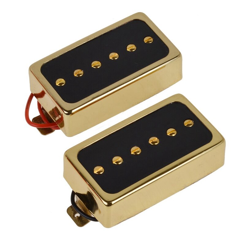 Electric Guitar LP Pickups Humbucker Double Coil Pickup Bridge Neck Set Guitar Parts Accessories Gold