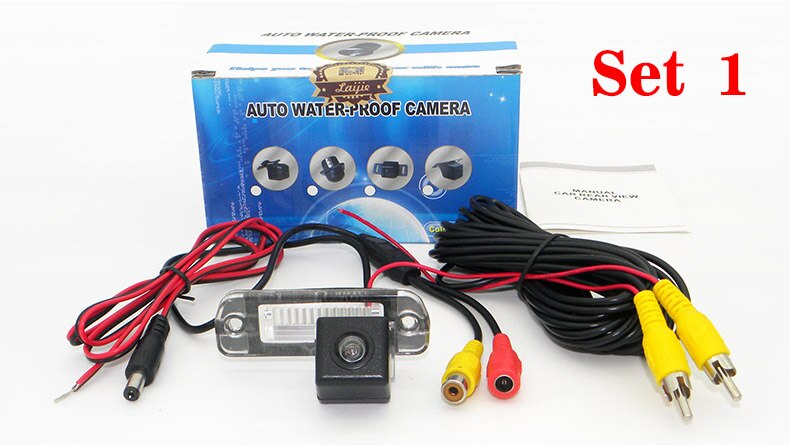 Auto Achteruitkijk Camera Voor Mercedes Benz M Klasse W164 ML 2005 ~ /HD Met Power Relais & Adapter kabel Auto Backup Reverse Camera: Set 1