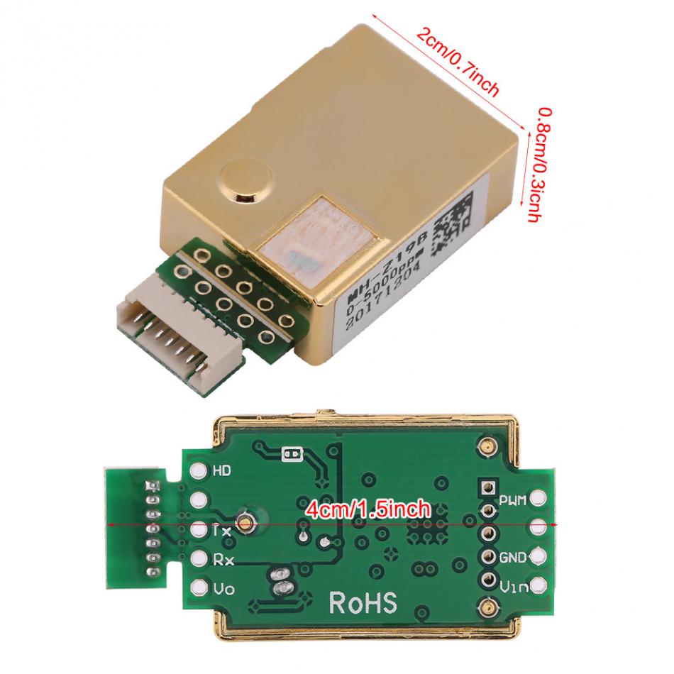 1Pcs Infrared CO2 Sensor MH-Z19 Infrared CO2 Sensor For Carbon Dioxide Indoor Air Monitor Tool