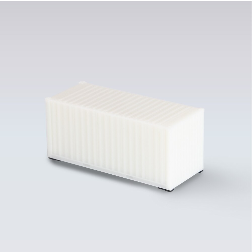 Ho Scale 20ft Container 1:87 Modeling Railway Layout ABS Freight Containers Trunk Car Wagons Kids Collection 1pc