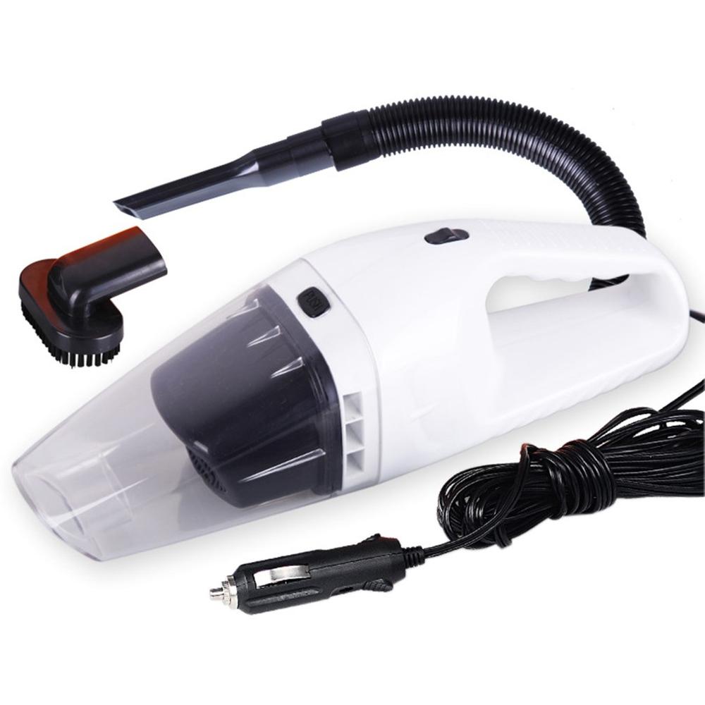 Vier-kleur Auto Stofzuiger Voor Auto Draagbare Stofzuiger Handheld 12V 120W Mini Auto Stofzuiger: white