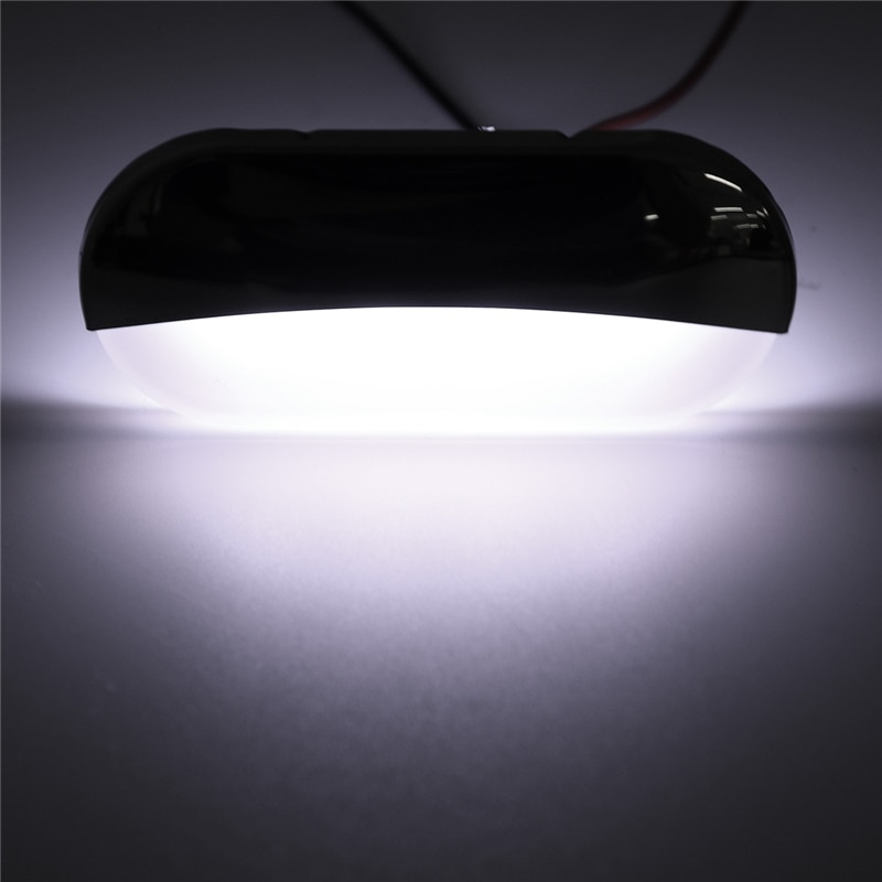 Dc 12v veneen peräpeilin led -seinävalaisin ruostumaton teräs valkoinen led -takavalo jahtitarvikkeet  ip67 käytävävalaisin
