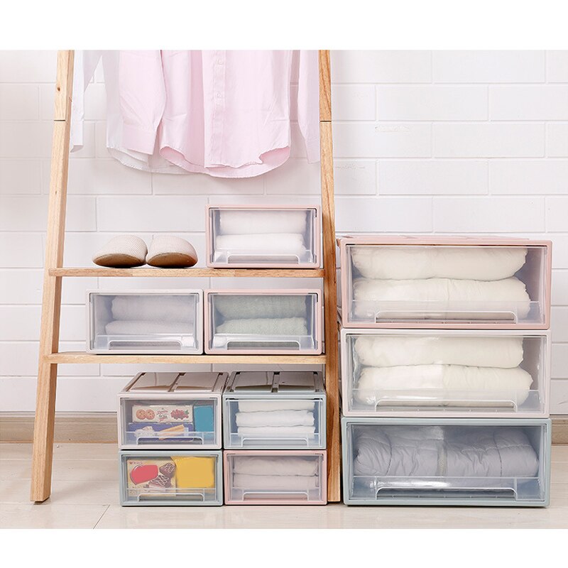 Storage Box Case Organizers Drawer Portable Stackable for Bra Clothes Wardrobe LB88