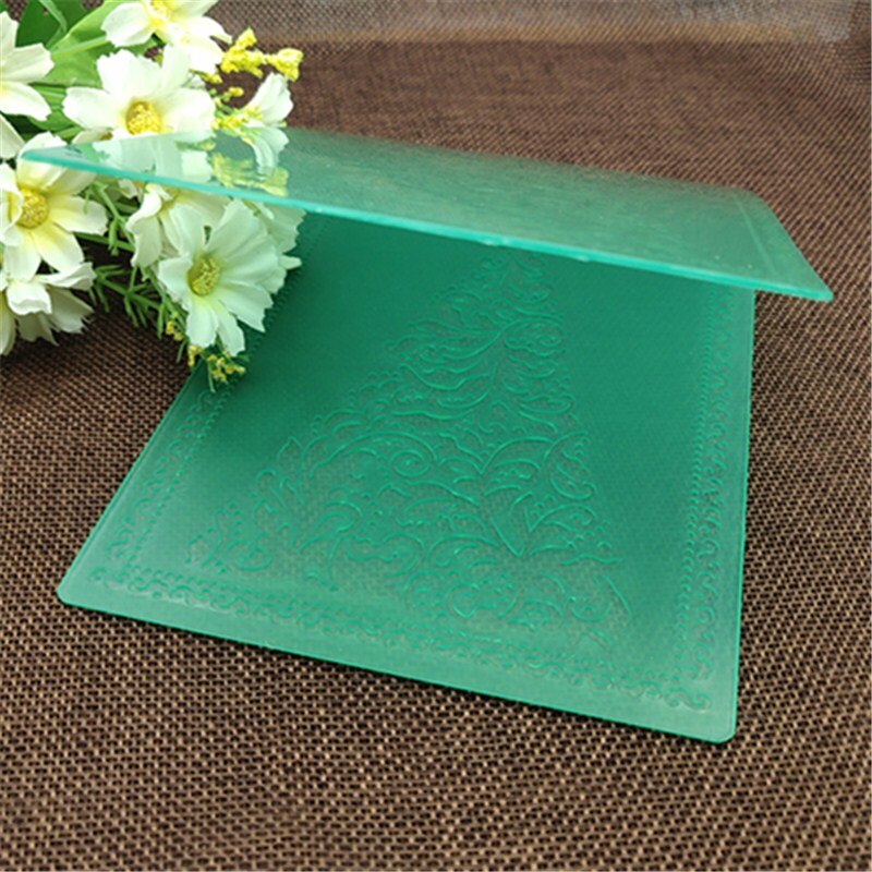 Christmas tree DIY Plastic Embossing Folders for DIY Scrapbooking Paper Craft/Card Making Decoration Supplies