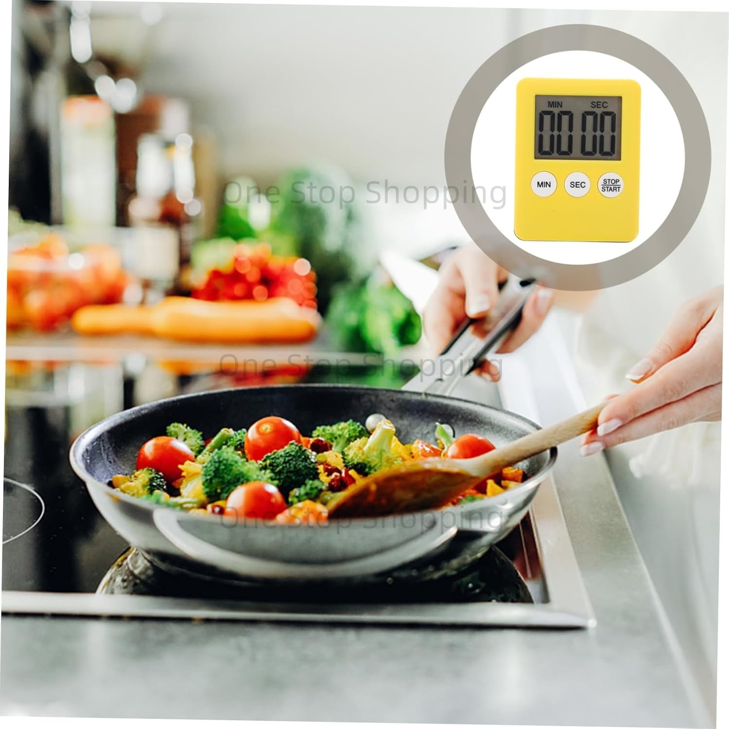 Mini Digital Kitchen Timer Small Kitchen Timer Large LCD Digital Display Multifunctional for Cooking Baking Sports Nap Office