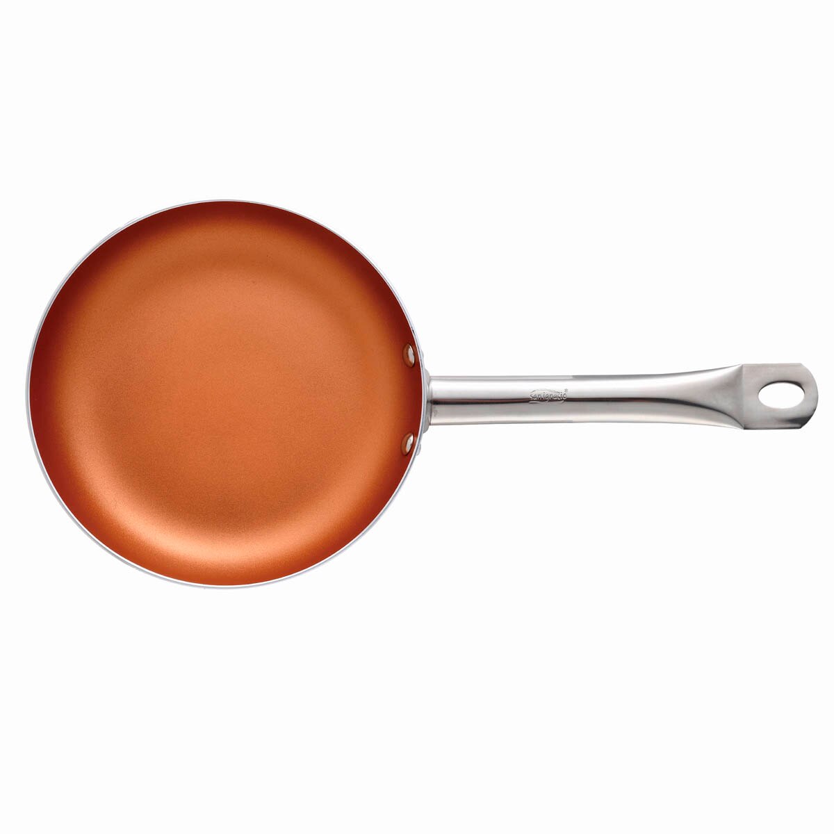 Set 2 Sartenes Cooper Plus De San Ignacio, 20 + 24 Cm, Geperst Aluminium, Koper Afwerking, elegante, Sterke, Duurzame Non Stick, Ergonomisch Handvat, Eenvoudige Reiniging, Uniform Warmte,