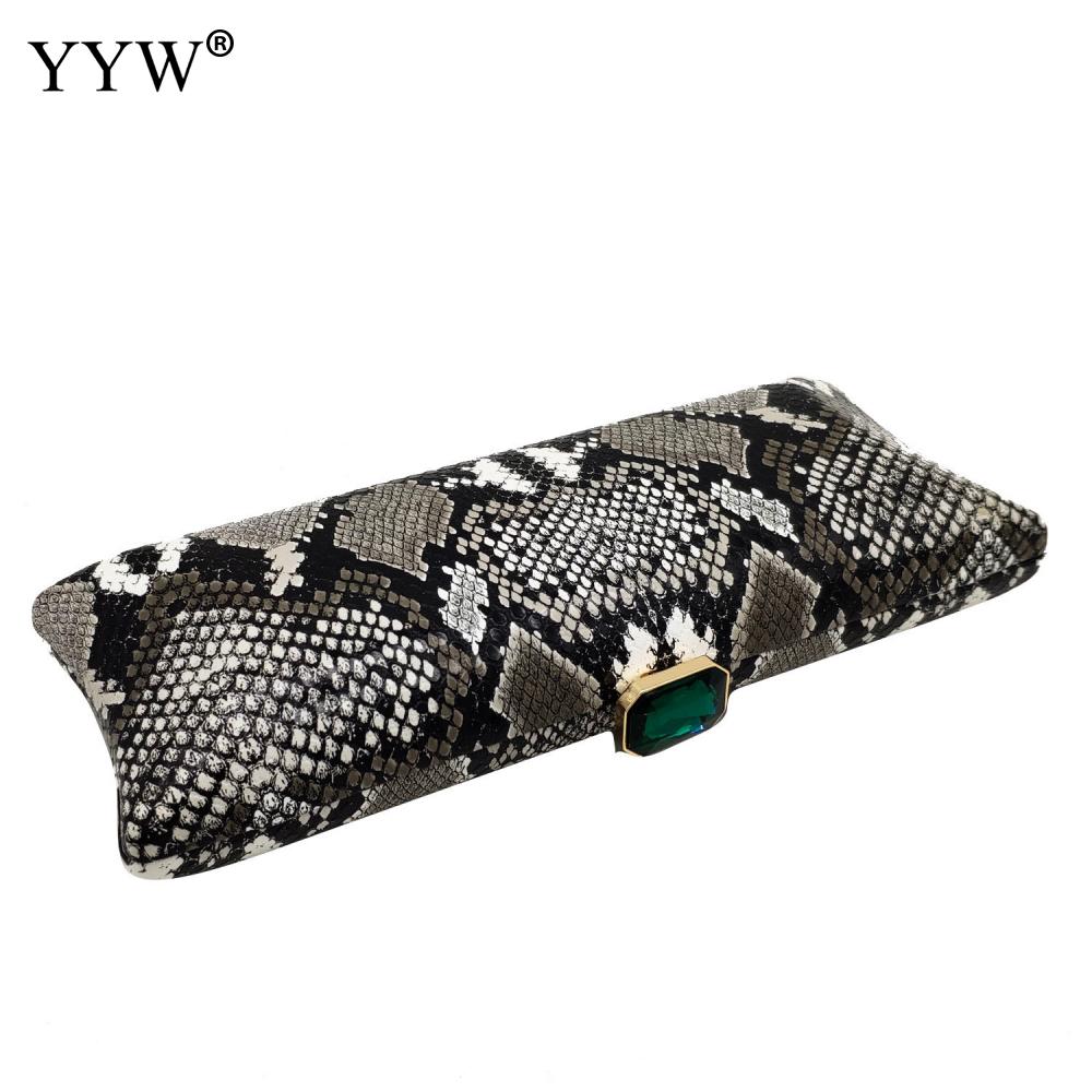 Peau de serpent PU cuir pochette pour femmes sac en cuir artificiel femmes fête de mariage mariage dîner soirée sac à main sac à main embrayages sacs