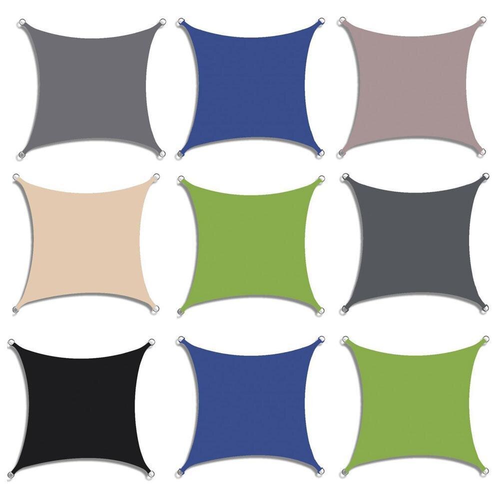 7 farben Outdoor Camping Wasserdicht Sun Shelter Garten Terrasse Markise UV Schatten Segel 2 Größen