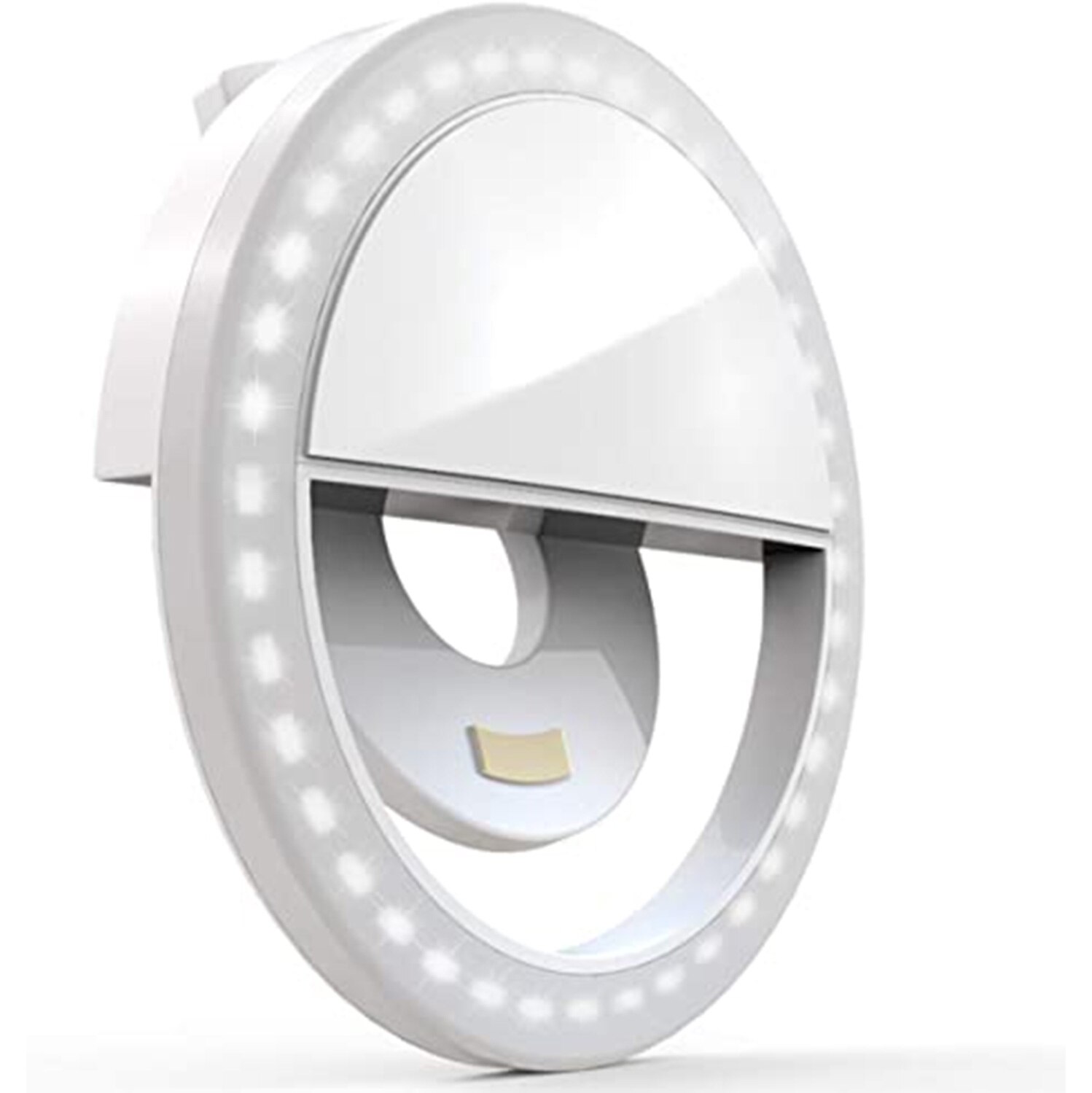 Selfie Ring Light Rechargeable Portable Clip-on Fill in Light with 36 LED for iPhone/Android Smart Phone Girl Makes up: Default Title