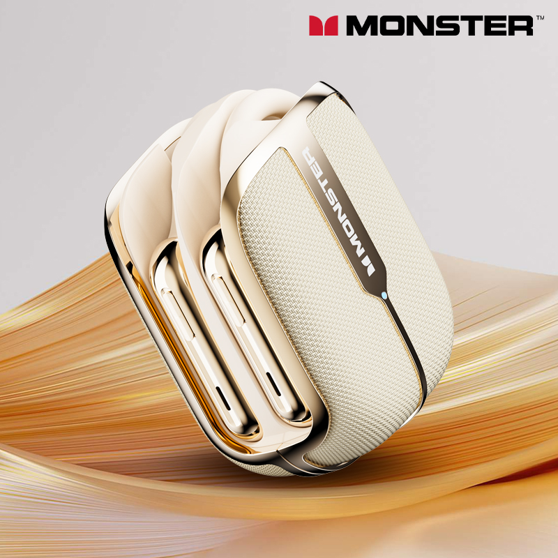 Choice Monster XKO06 auriculares de oído abierto inalámbrico Bluetooth 5,4 reducción de ruido auriculares para juegos llamada HD auriculares deportivos con micrófono: Blanco