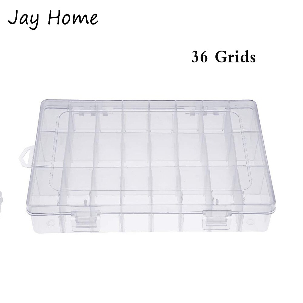 36Grid Embroidery Floss Cross Stitch Organizer Box with Floss Winder Embroidery Organizer Box Cross Stitch Craft Sewing Tools