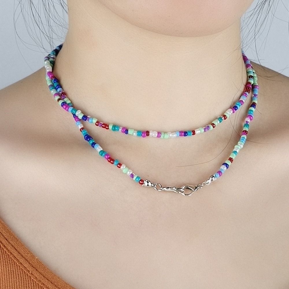 Correa de mascarilla de colores bohemios para mujer, cadena con cuentas para gafas, cordón antideslizante para máscara facial, cadena para el cuello para gafas de sol