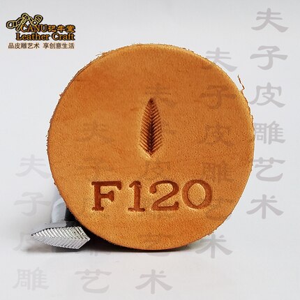 Metall lær bearbeiding salverktøy utskjæring lær håndverk frimerker lær håndverk stempling solid metall trykkverktøy