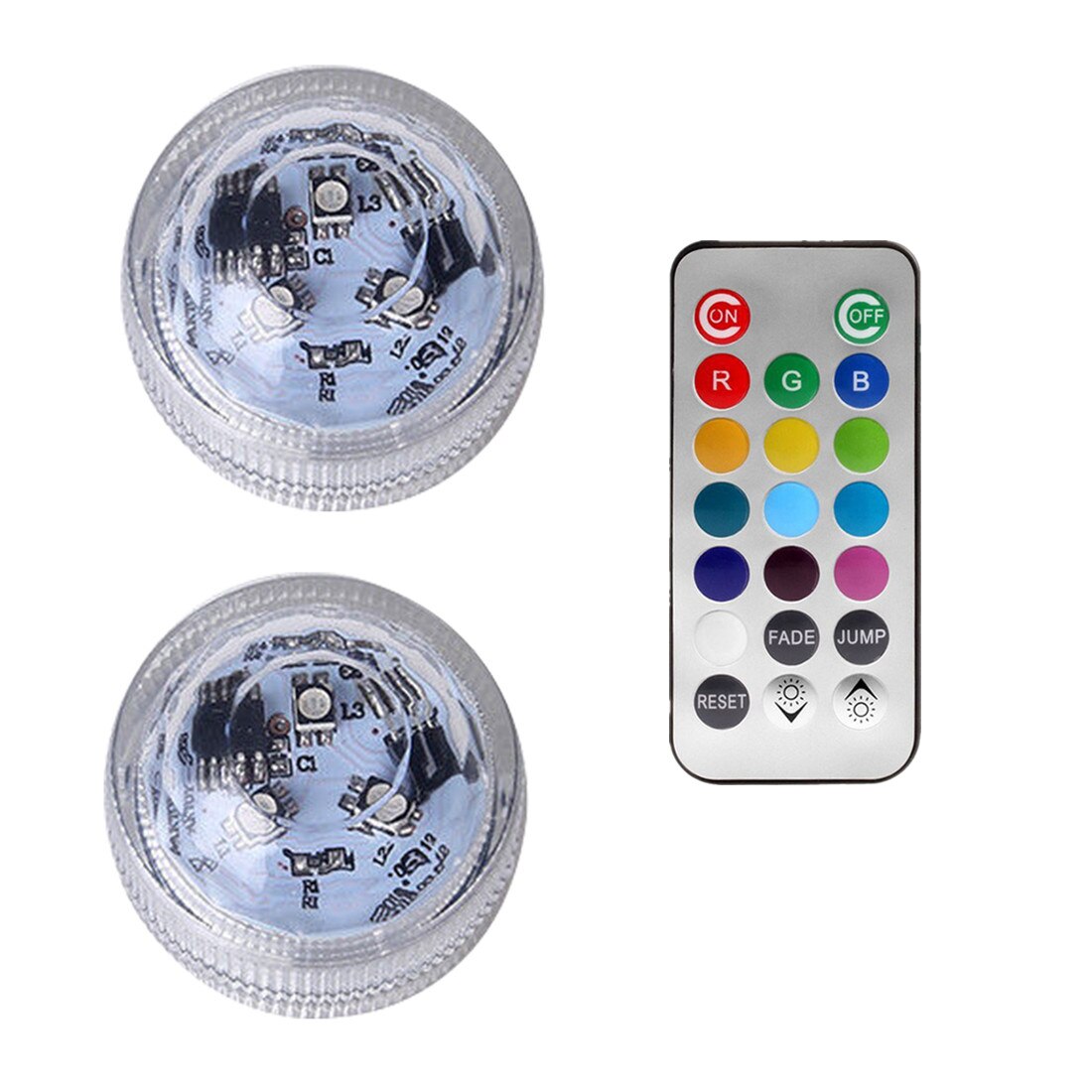 LED10 Licht Afstandsbediening Duiken Licht Aquarium Licht Bad Licht Landschap Licht Vaas Licht Waterdicht Party Bekentenis