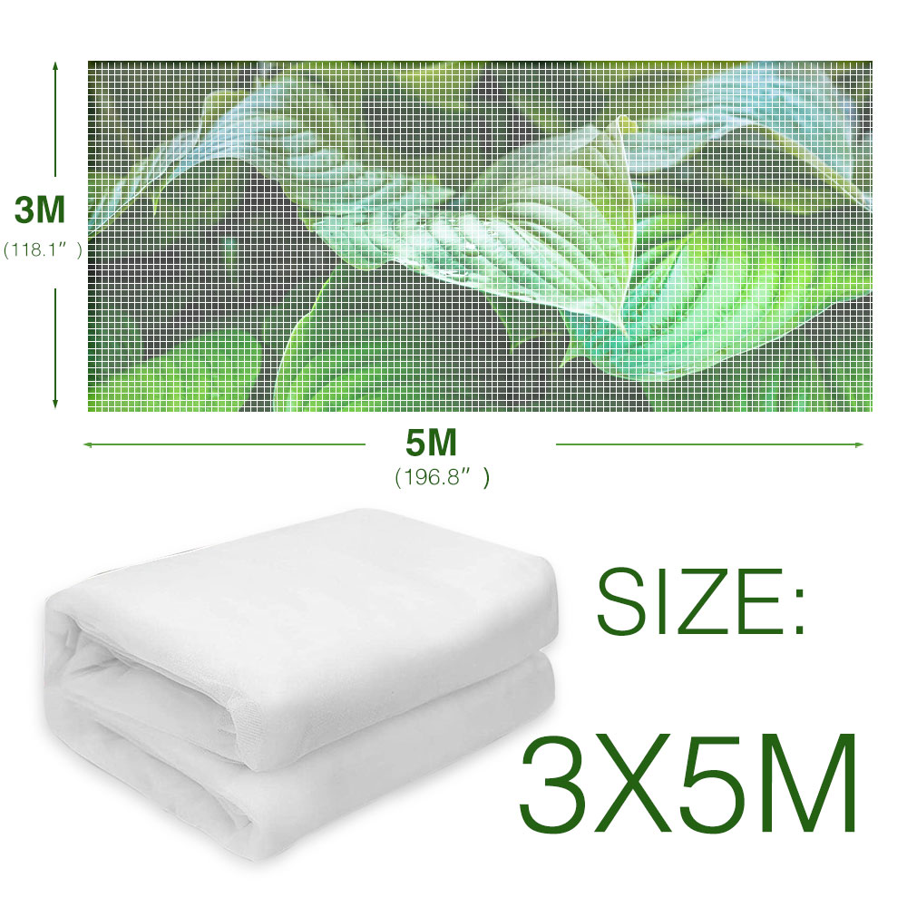 Garten Nylon Netze für Gewächshaus Obstgarten Gemüse Insekten Schutz Pflege Abdeckung Blume Schutzhülle Schädlingsbekämpfung Anti-vogel Mesh: 4XL / Lila