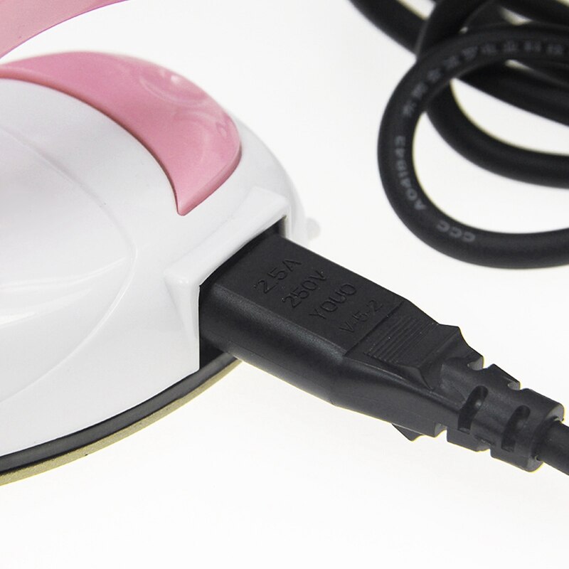 Portable Foldable Electric Garment Iron Clothes Travelling Teflon Baseplate Handheld Dry Ironing 100-240V Us Plug