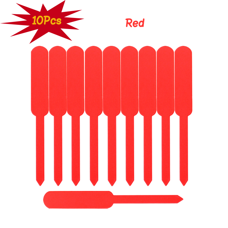 10 etichette da appendere per vivaio, etichette per vasi in plastica, etichette colorate per piante, marcatori impermeabili, piantine, piante in vaso, erbe aromatiche: Prugna