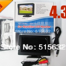 4.3 Inch Kleur LCD automobiel Video Auto Monitor Voor Auto Backup Camera Reserve Digitale Goede Gloednieuwe