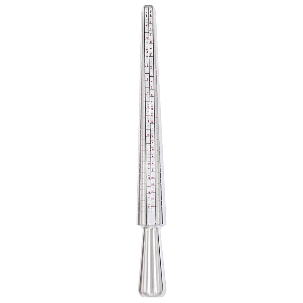 Metal UK Ring Sizer Mandrel Rings Size Measure Tool Finger Gauge Kit Jewellery Sizing Tools UK Sizes A-Z for Men Women Steel: Ring Stick