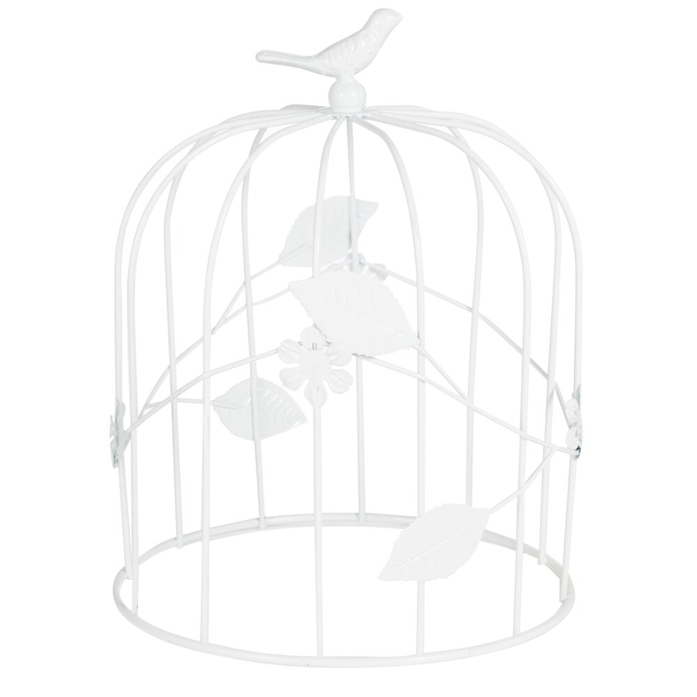 Metal Birdcage Shaped Hanging Wedding Card Holder Box Candle Lantern Candle Holder Photo Props Shop Bar Party
