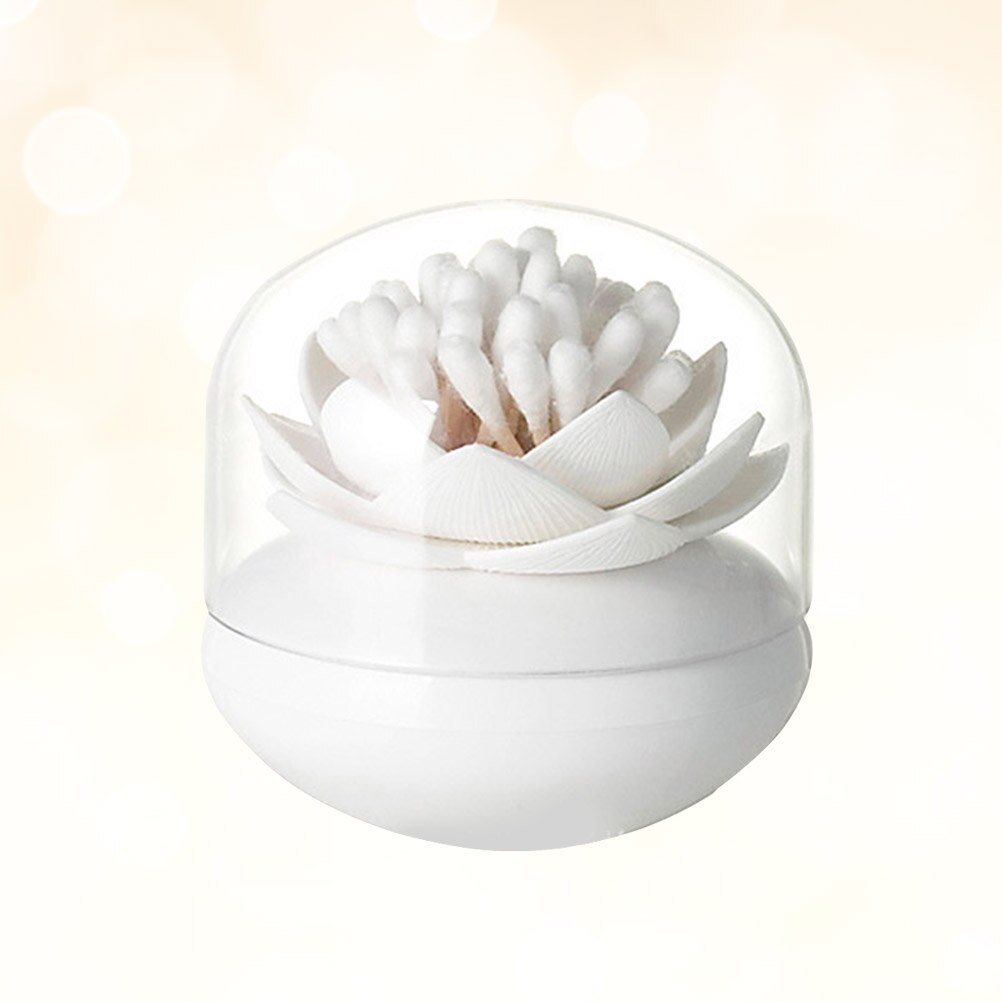 2PCS Cotton Swab Funny Toothpick Box Toothpick Container Plastic Holder for Dining Room Bedroom Livingroom