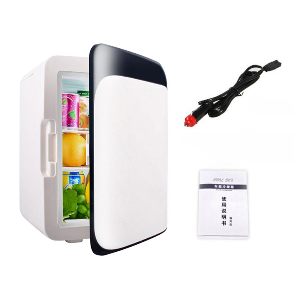 10L Car Mini Portable Cooling Warming Refrigerators Fridge Freezer Cooler Travel Warmer For Auto Home Office Picnic Accessories: Black