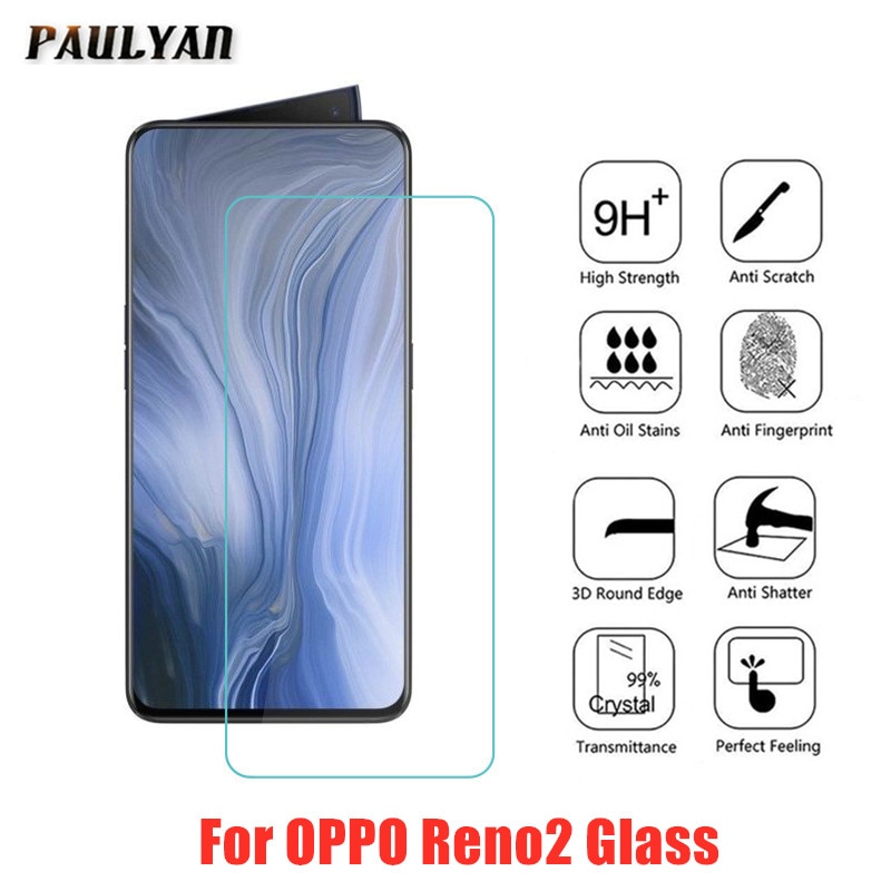 9H Transparant Gehard Glas Voor OPPO Reno2 2Z 2F Pro Screen Protector Voor OPPO Reno2Z RENO2F 2.5D Glas Beschermende film